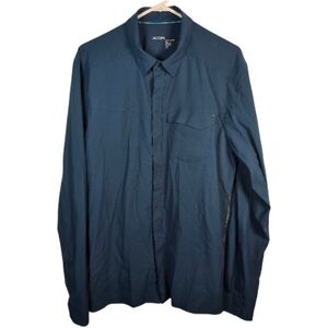 NWOT Arc'teryx Men's Skyline Trim Fit Long Sleeve Snap Closures Dark Teal Size L